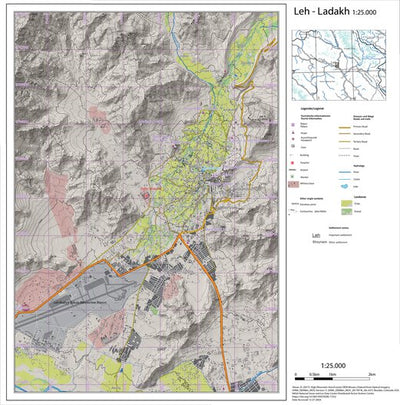 Leh/ LADAKH 1:25.000 UTM43 Preview 1