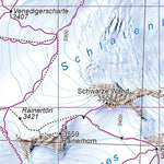 Bildkartographie Skitourenkarte Großvenediger 1:25.000 digital map