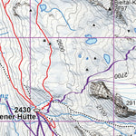 Bildkartographie Skitourenkarte Piz Buin 2023 1:25.000 digital map