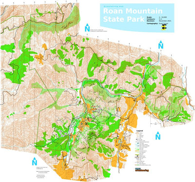 billygoat.org Roan Mountain State Park Orienteering digital map