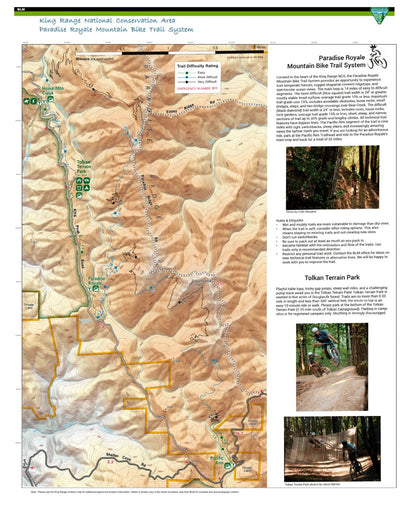 BLM - California BLM - King Range NCA - Paradise Royale Mtn Bike System digital map