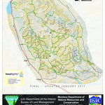BLM - Montana/Dakotas BLM MT/Dakotas Sage Creek Recreation Map digital map
