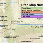 Blue Dot GPS 60 Utah Map Names and Keywords digital map
