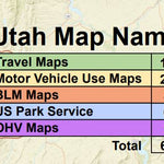 Blue Dot GPS 60 Utah Map Names and Keywords digital map