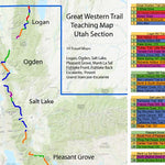 Blue Dot GPS Great Western Trail Utah digital map