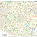 Bluegrass ADD Lexington, KY Street Map (2012) digital map