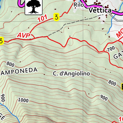 Boreal Mapping Alto Reno Terme A, B, C, D digital map