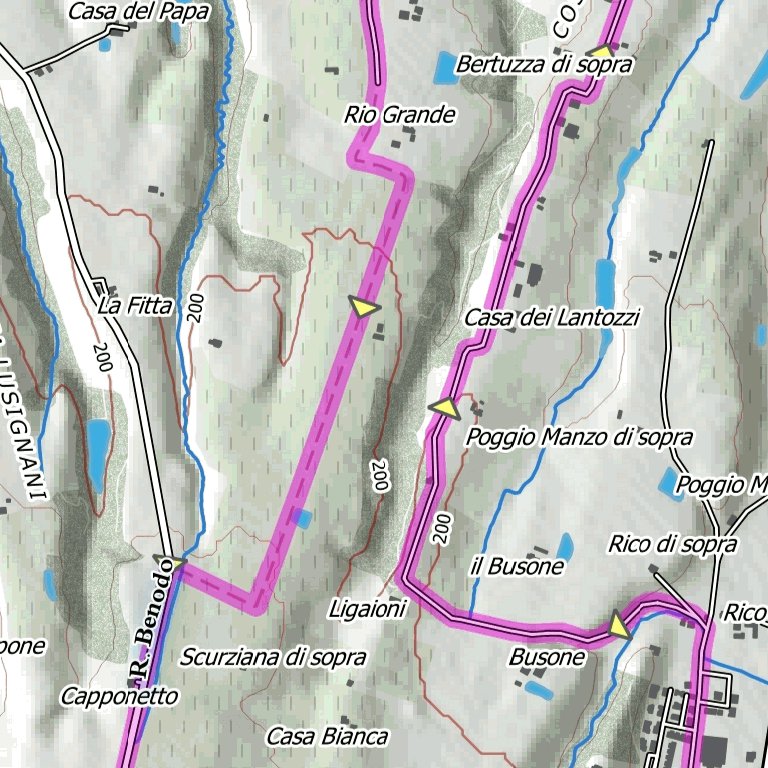 Boschi e vigneti di Castell’Arquato Map by Boreal Mapping | Avenza Maps