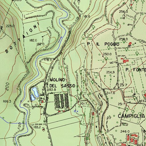 Castel San Gimignano T10K Map by Boreal Mapping | Avenza Maps