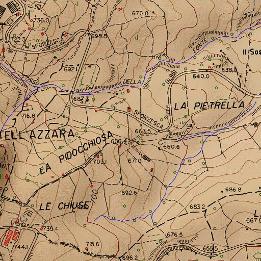 Castell'Azzara T10K Map by Boreal Mapping | Avenza Maps