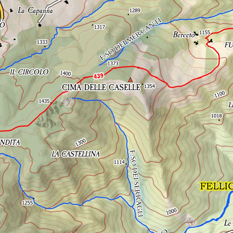 Discesa del Pizzo delle Stecche - Boreal Mapping Discesa Del Pizzo Delle Stecche Map 1686852 Preview 1 