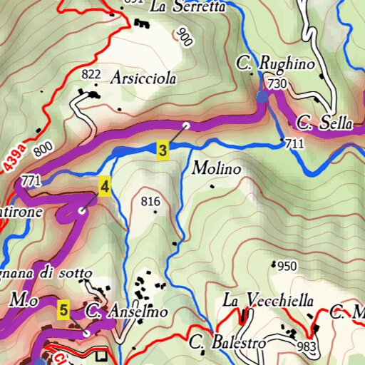 Discesa di Monte Lancio - 425 Map by Boreal Mapping | Avenza Maps