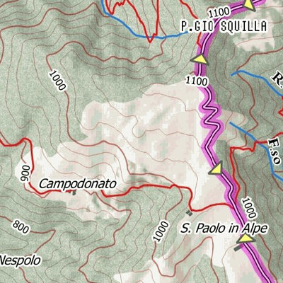 Boreal Mapping I pascoli di San Paolo in Alpe digital map