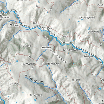 Boreal Mapping La valle del Sillaro e il villaggio della salute digital map