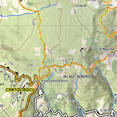 Boreal Mapping Lama Mocogno Sud digital map