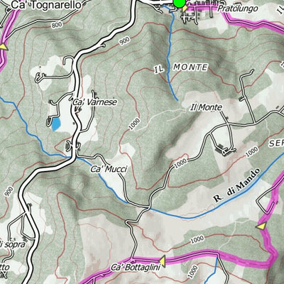 Boreal Mapping Montecreto, alle pendici del Monte Cimone digital map