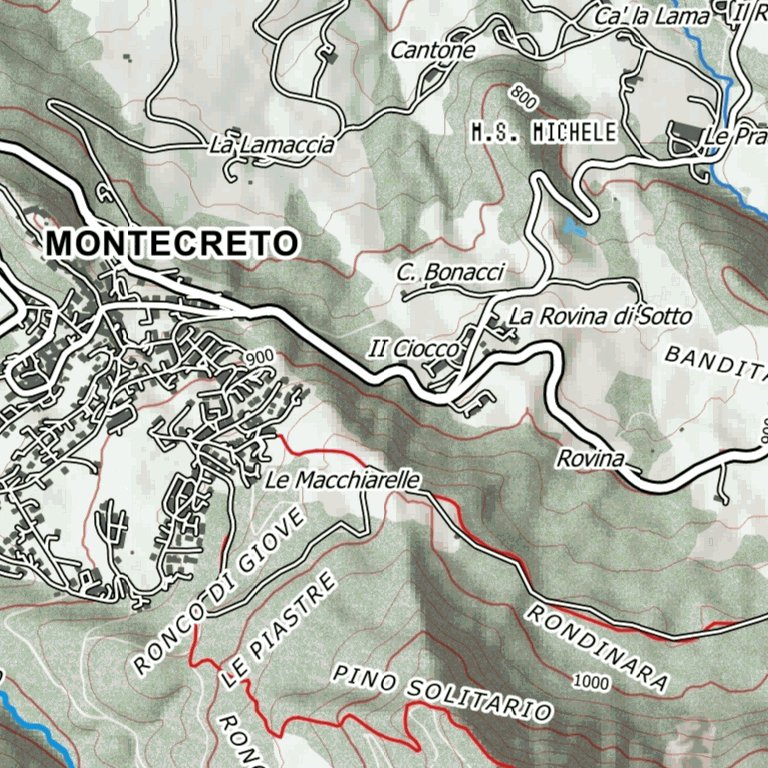 Montecreto alle pendici del Monte - Boreal Mapping Montecreto Alle Pendici Del Monte Cimone Digital Map 