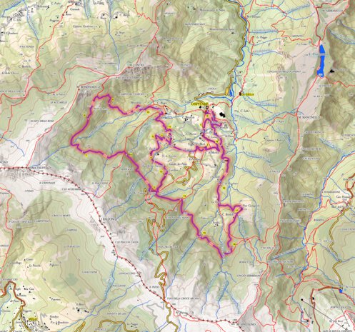 Otto di Mirandola e Romea Nonantolana Map by Boreal Mapping | Avenza Maps