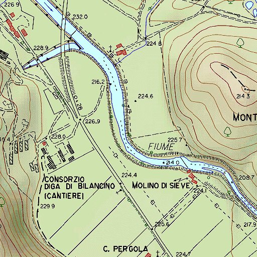 San Piero a Sieve T10K Map by Boreal Mapping | Avenza Maps