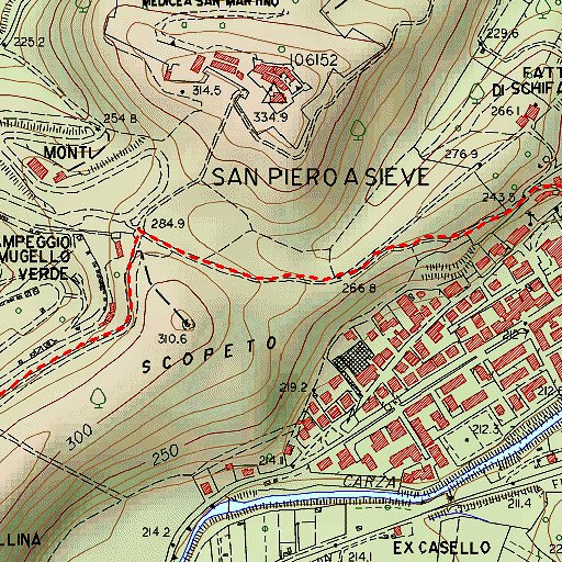 San Piero a Sieve T10K Map by Boreal Mapping | Avenza Maps