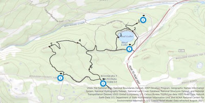 Boulder Watershed Collective Mud Lake Take a Hike Map digital map