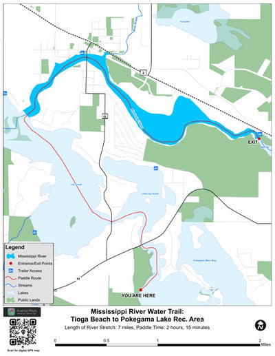 Mississippi River Water Trail - Tioga Beach to Pokegama Dam Preview 1