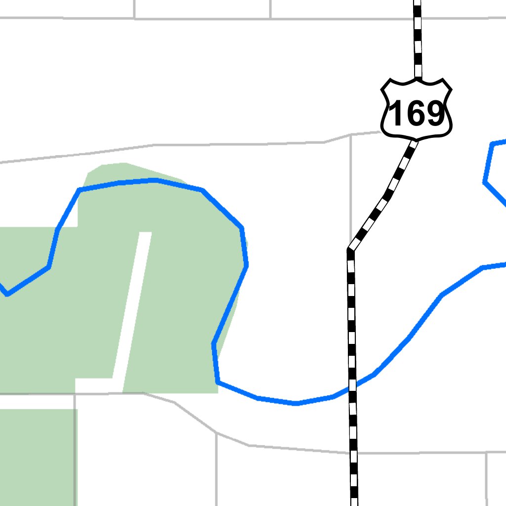 Mississippi Water Trail Aitkin City Park to County Campground Map by