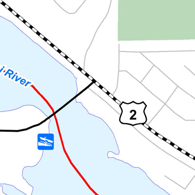 Brinks Wetland Services Inc. Mississippi Water Trail - Pokegama Lake Rec Area to Sylvan Bay Landing digital map
