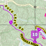 Brisbane Trail Ultra Brisbane Trail Ultra 100Mile - Leg 1 digital map