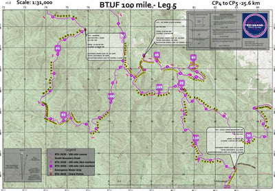 Brisbane Trail Ultra Brisbane Trail Ultra 100Mile - Leg 5 digital map