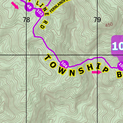 Brisbane Trail Ultra Brisbane Trail Ultra 100Mile - Leg 5 digital map