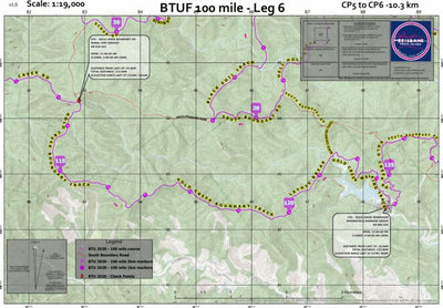 Brisbane Trail Ultra Brisbane Trail Ultra 100Mile - Leg 6 digital map