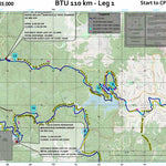 Brisbane Trail Ultra Brisbane Trail Ultra 110km - Leg 1 digital map