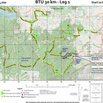 Brisbane Trail Ultra Brisbane Trail Ultra 30km - Leg 1 digital map