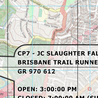 Brisbane Trail Ultra Brisbane Trail Ultra 30km - Leg 2 digital map