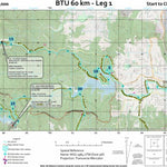 Brisbane Trail Ultra Brisbane Trail Ultra 60km - Leg 1 digital map