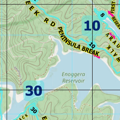 Brisbane Trail Ultra Brisbane Trail Ultra 60km - Leg 1 digital map