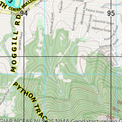 Brisbane Trail Ultra Brisbane Trail Ultra 60km - Leg 1 digital map