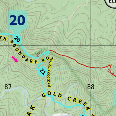 Brisbane Trail Ultra Brisbane Trail Ultra 60km - Leg 2 digital map