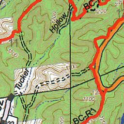 Brushy Creek Lodge & Resort Brushy Creek Lodge Horse Trails digital map