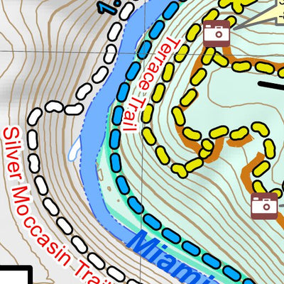 Buckeye Trail Association Hiker on the Go: Fort Ancient Loop Trails digital map