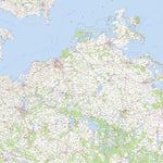 Bundesamt für Kartographie und Geodäsie Map of Mecklenburg-Vorpommern digital map