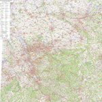 Bundesamt für Kartographie und Geodäsie Map of North Rhine-Westphalia digital map