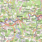 Bundesamt für Kartographie und Geodäsie Map of North Rhine-Westphalia digital map