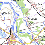 Bundesamt für Kartographie und Geodäsie Map of Saxony-Anhalt digital map