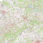 Bundesamt für Kartographie und Geodäsie Map of Saxony digital map