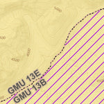 Bureau of Land Management, Alaska Alaska GMU 13: Alaska Range, West - Federal Subsistence Hunt digital map