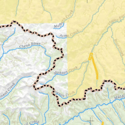 Bureau of Land Management, Alaska Alaska GMU 25C: Steese Highway- Federal Subsistence Hunt digital map