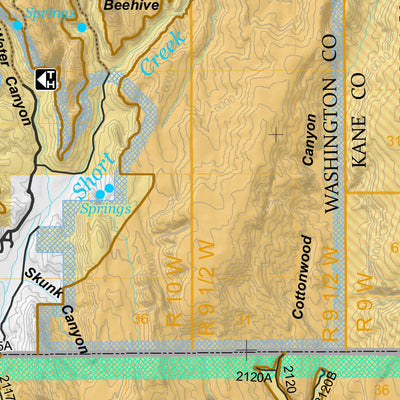 Bureau of Land Management - Arizona BLM Arizona Colorado City Access Guide (TRV2004-01-01) digital map