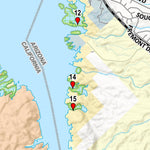 Bureau of Land Management - Arizona BLM Arizona Lake Havasu Field Office - Lake Havasu Fish Habitat Coves Map 1 of 2 (REC3011-01-01) digital map